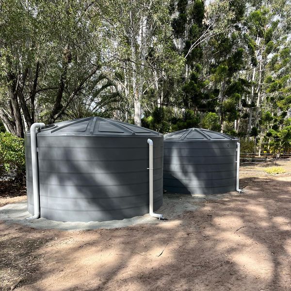 rainwater tank installation